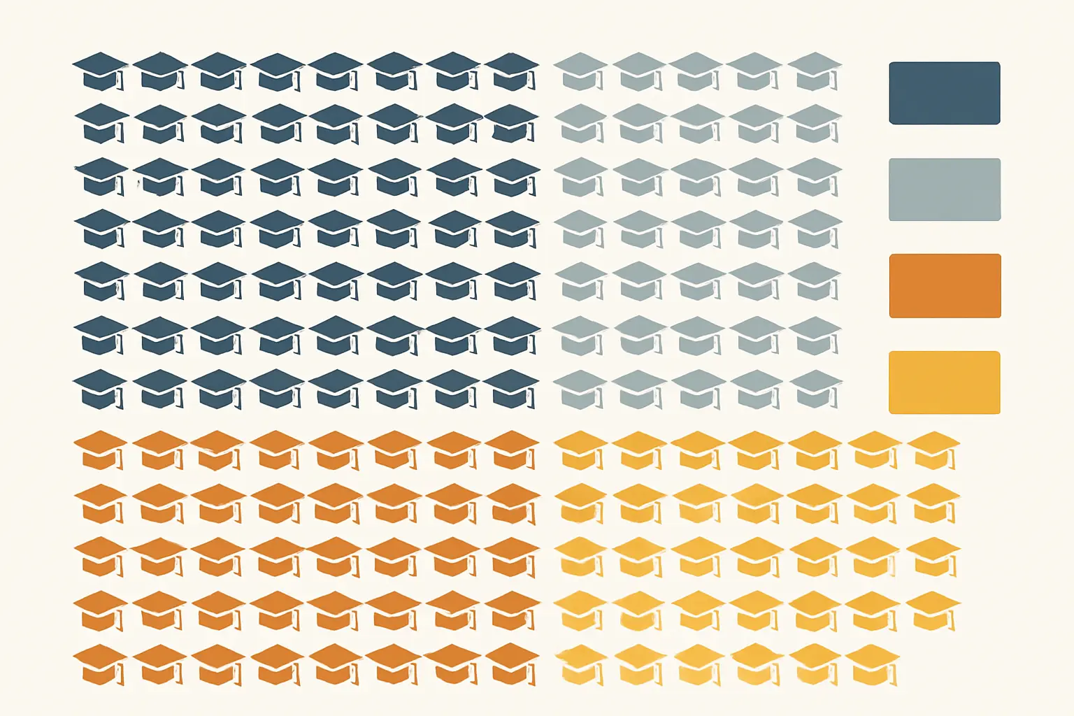 Infográfico das quase 200 mil bolsas concedidas pela CAPES em 2024, distribuídas por modalidade: mestrado e doutorado, PIBID e internacionalização