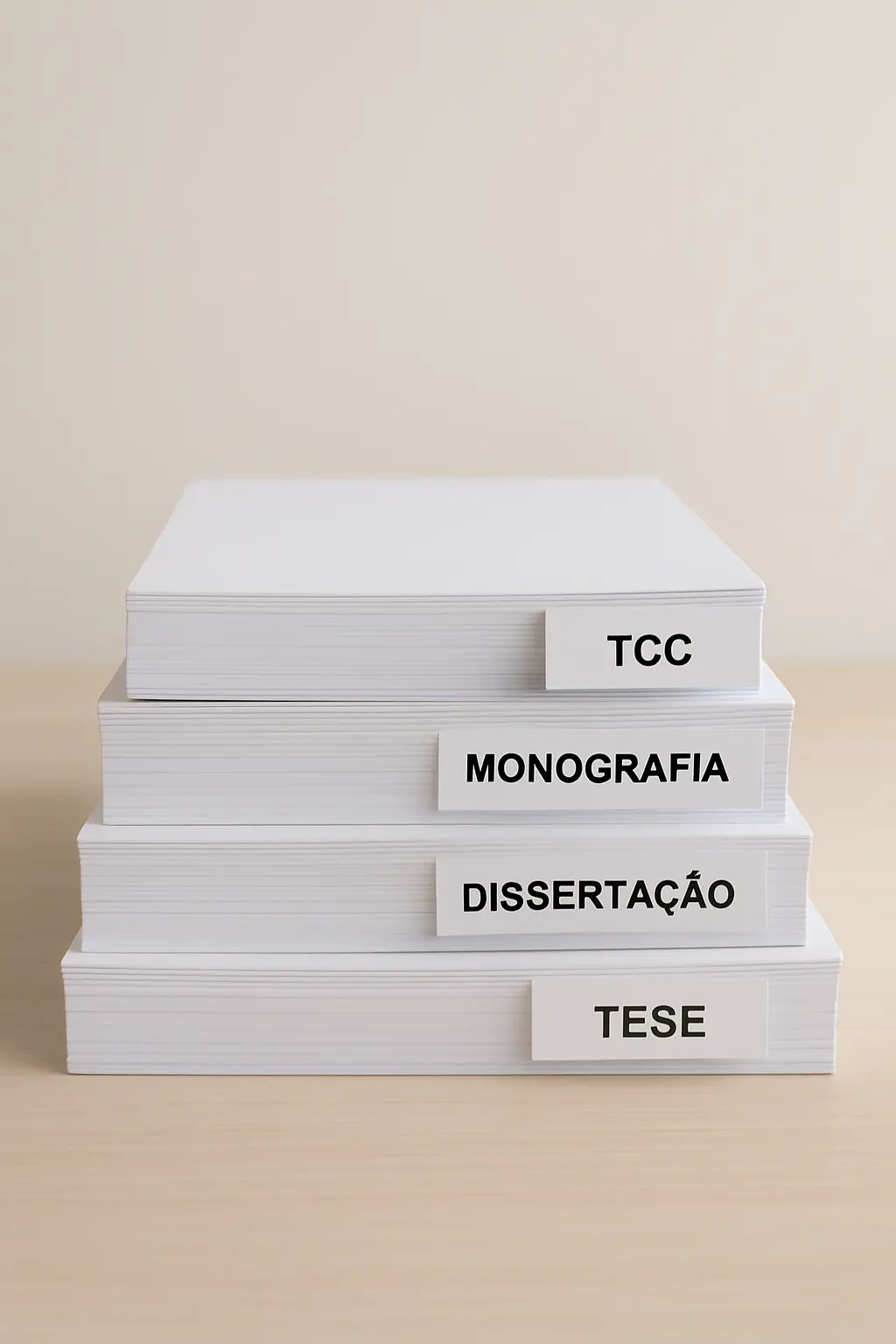 TCC, Monografia, Dissertação e Tese: Qual a Diferença em 2026? (Tabela Comparativa)