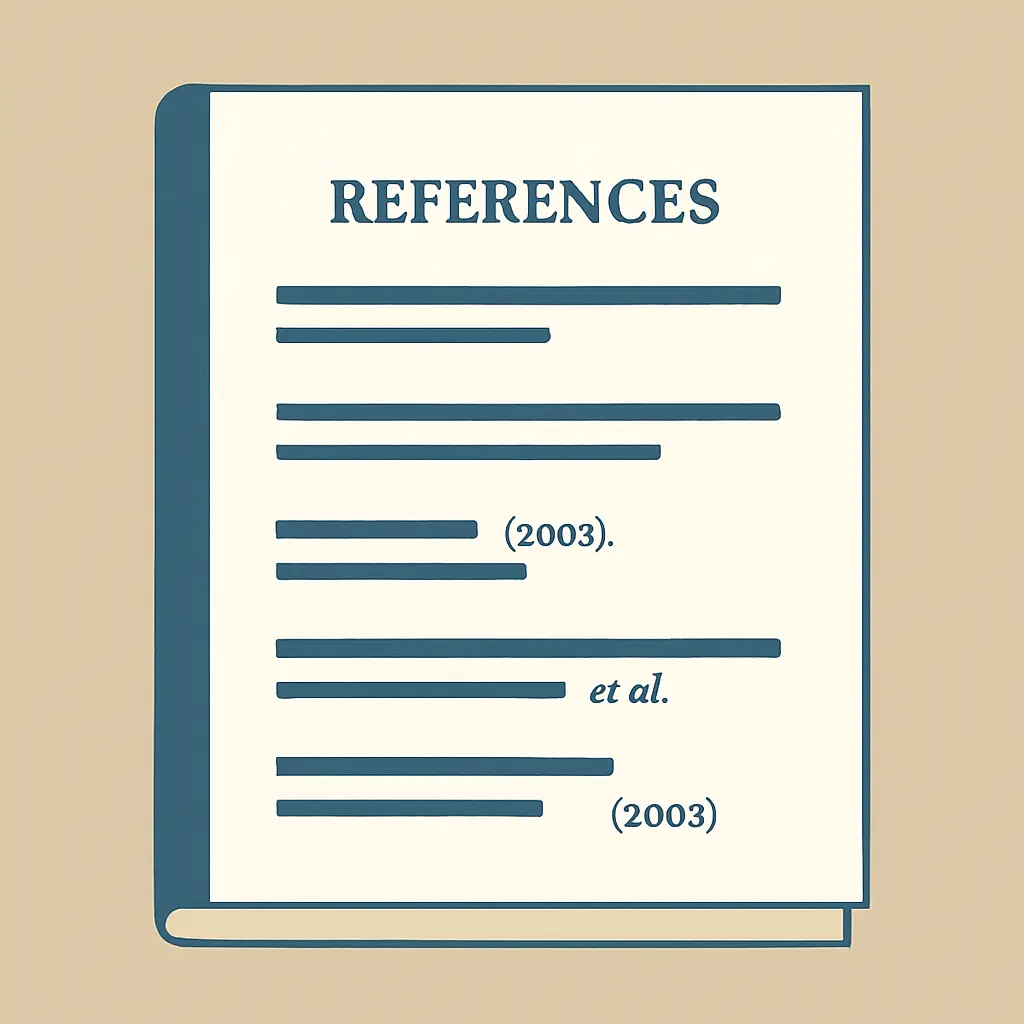 Modelo visual de lista de referências ABNT com 1, 2 e múltiplos autores formatados conforme a NBR 6023:2018
