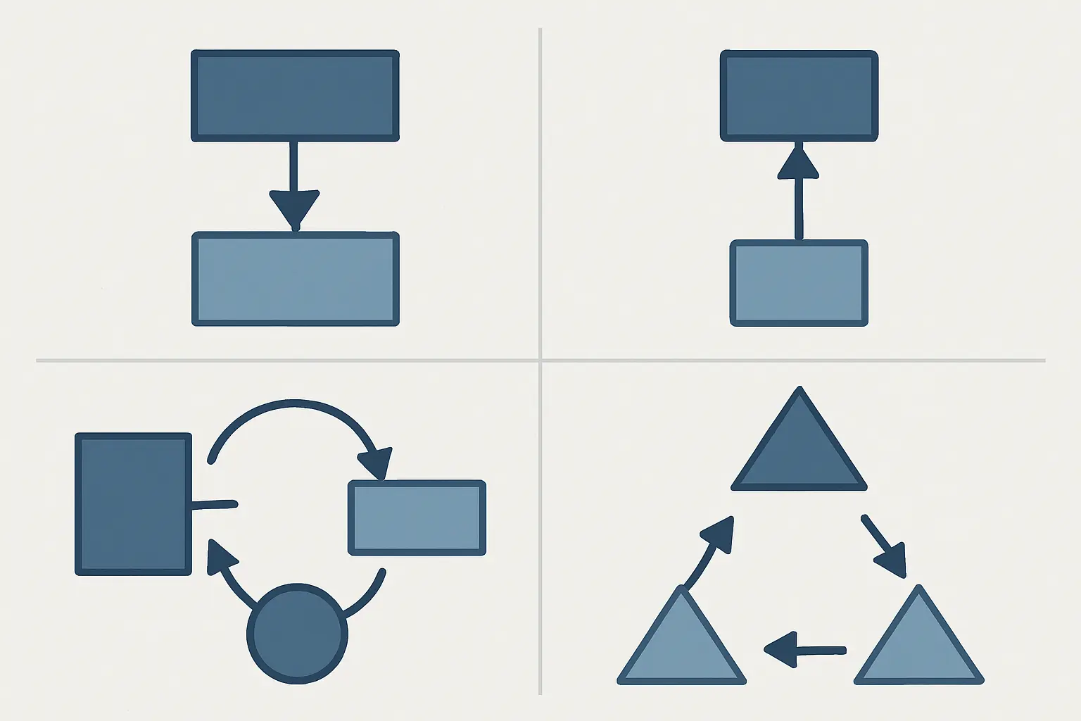 Os quatro métodos de abordagem científica: dedutivo (geral ao particular), indutivo (particular ao geral), hipotético-dedutivo (hipótese e teste) e dialético (tese-antítese-síntese)