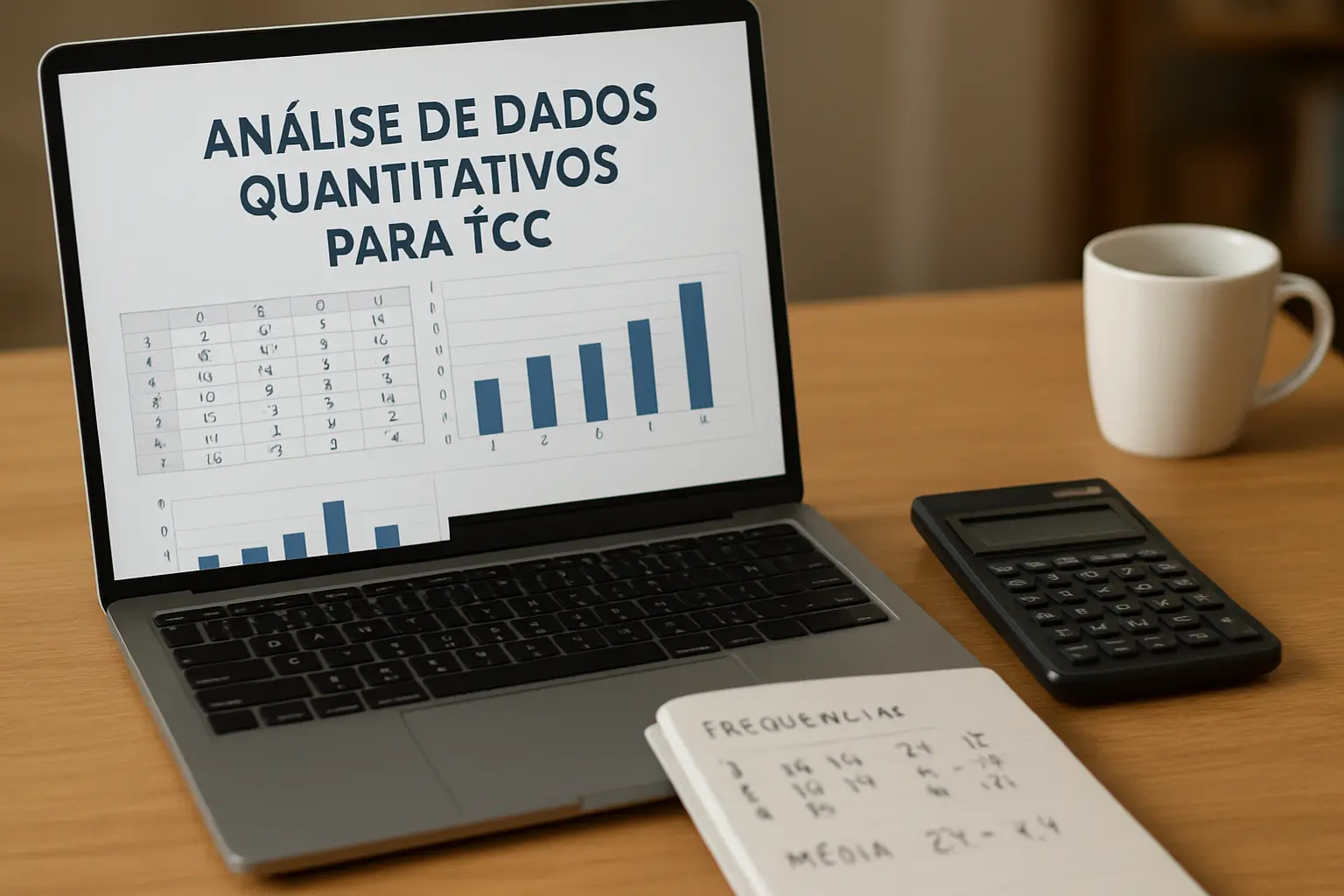 Como Fazer Análise de Dados Quantitativos no TCC em 2026 (Estatística Descritiva)