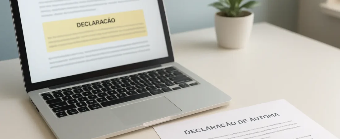 Como Declarar o Uso de IA no TCC em 2026: Modelo de Declaração de Autoria e Onde Inserir