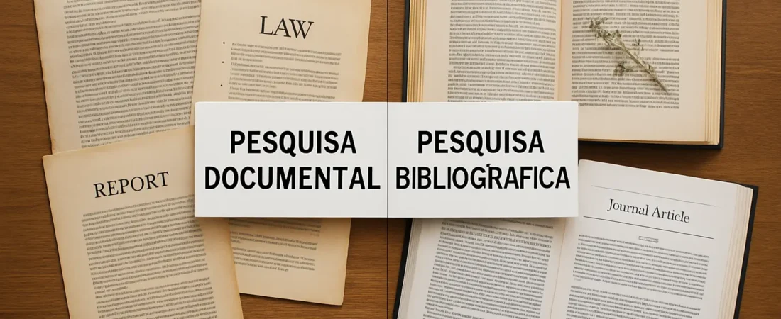 Pesquisa Documental vs Bibliográfica: Qual a Diferença em 2026?