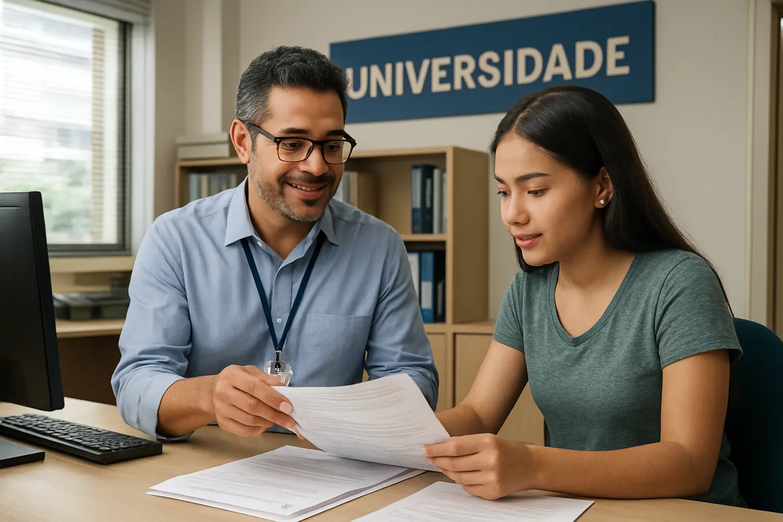 Atendimento na secretaria acadêmica de pós-graduação