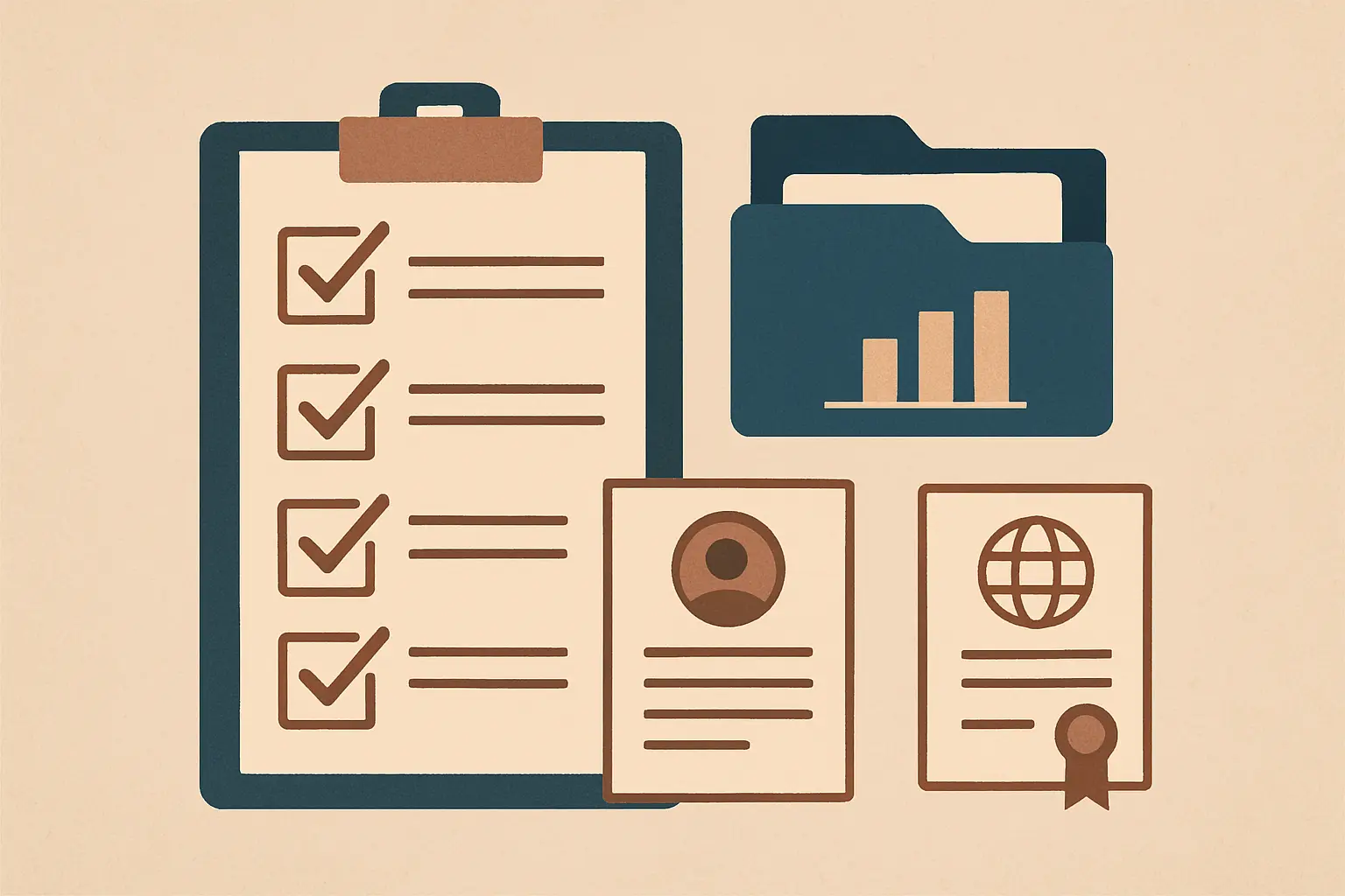 Checklist de documentos exigidos na inscrição do mestrado