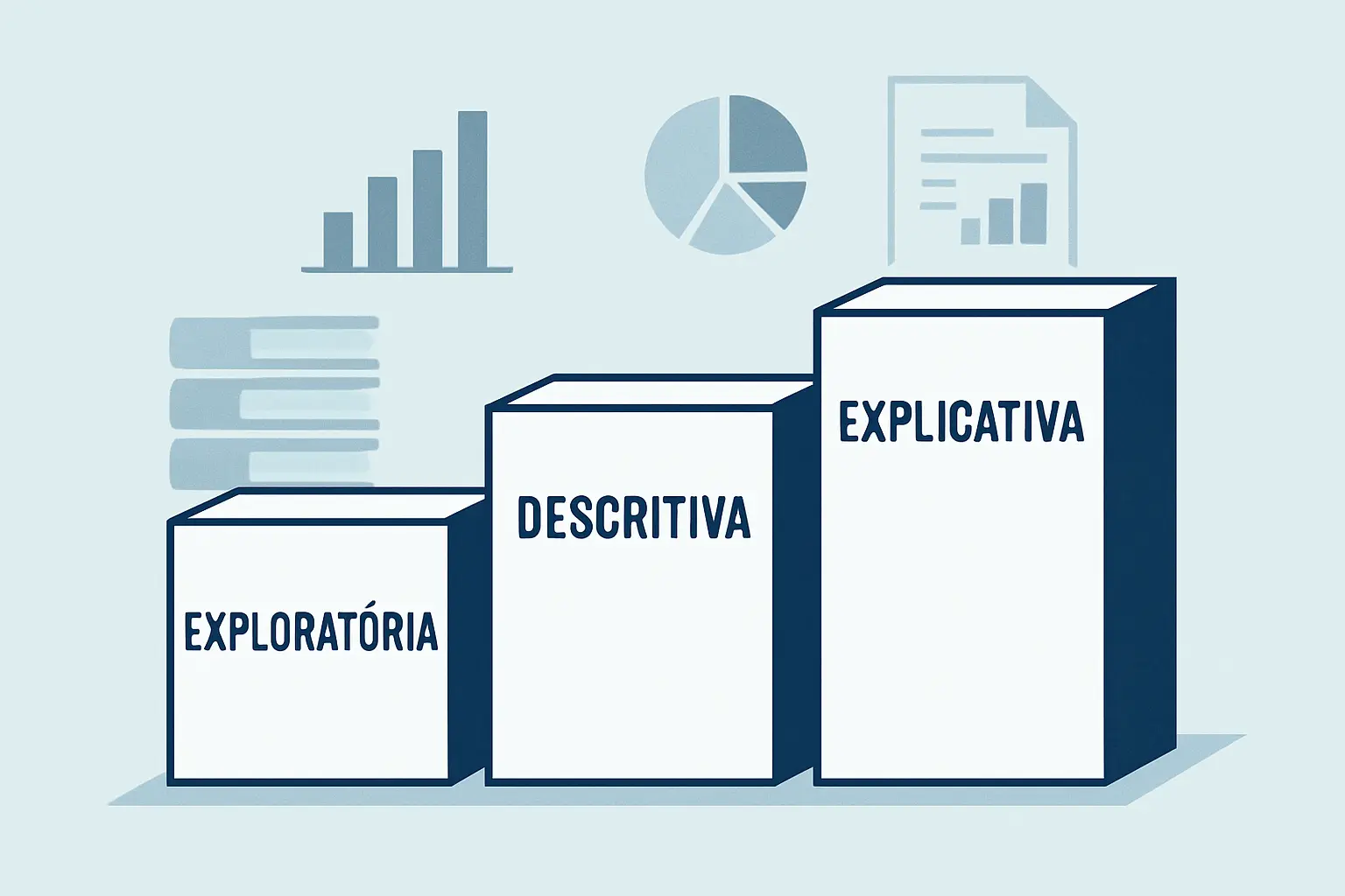 Pesquisa Exploratória, Descritiva e Explicativa em 2026: Como Classificar a Pesquisa do seu TCC