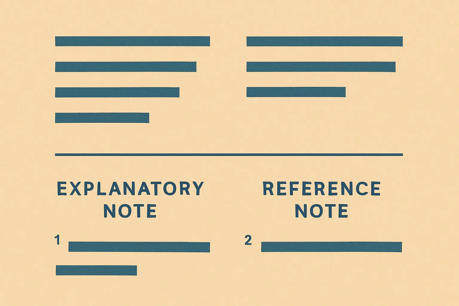 Dois tipos de nota de rodapé: explicativa e de referência