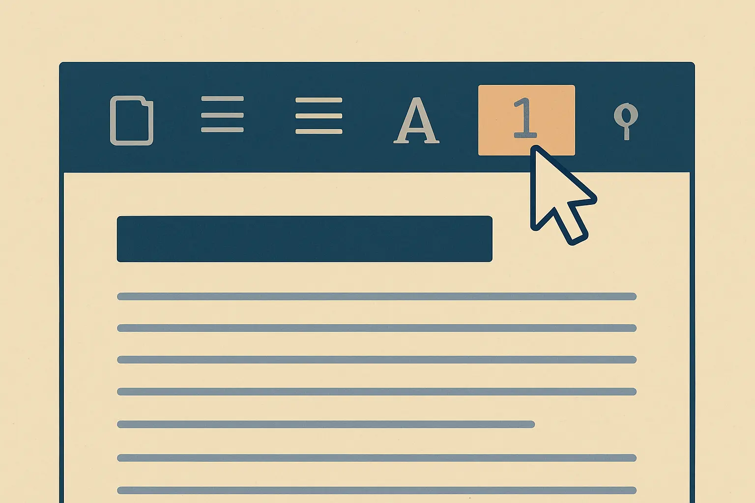 Menu de referências do editor de texto com a ação de inserir nota de rodapé