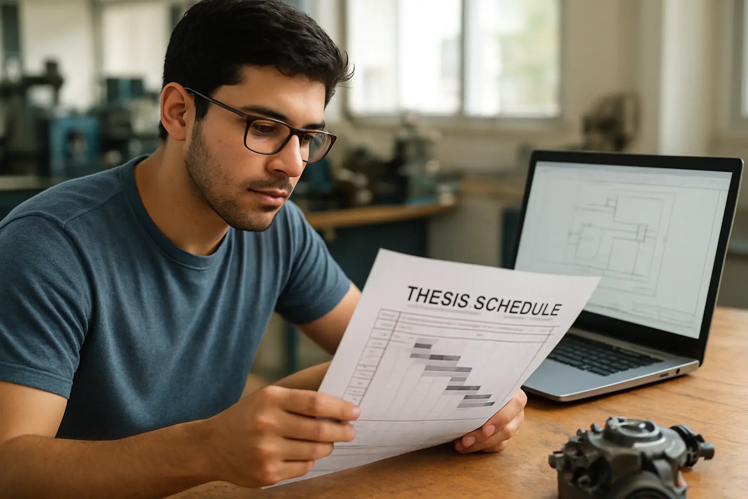 Como Fazer o Cronograma do TCC de Engenharia Mecânica: Passo a Passo com Modelo 2026