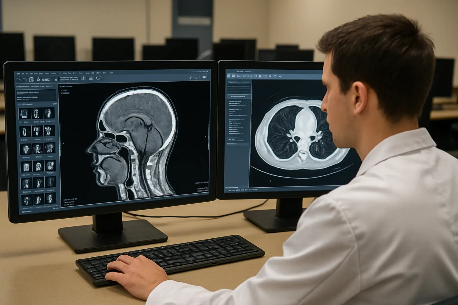 Ferramentas e IA para o TCC de Radiologia em 2026: Visualizadores DICOM e Onde a IA Ajuda