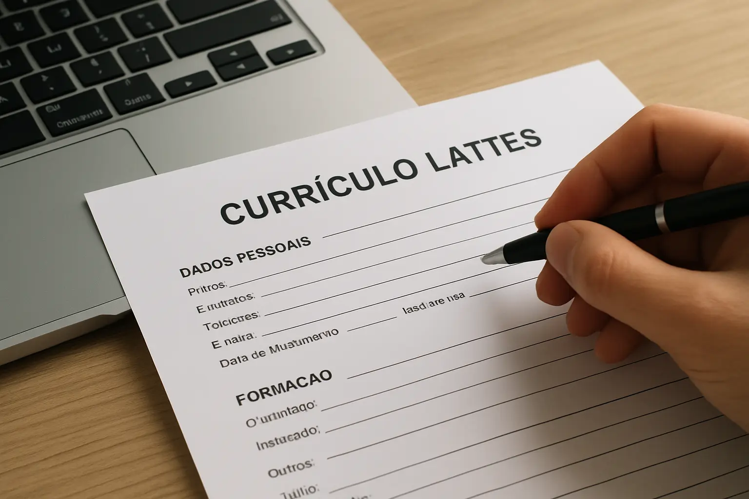 Preenchimento do currículo Lattes antes da inscrição no mestrado em Sistemas de Informação