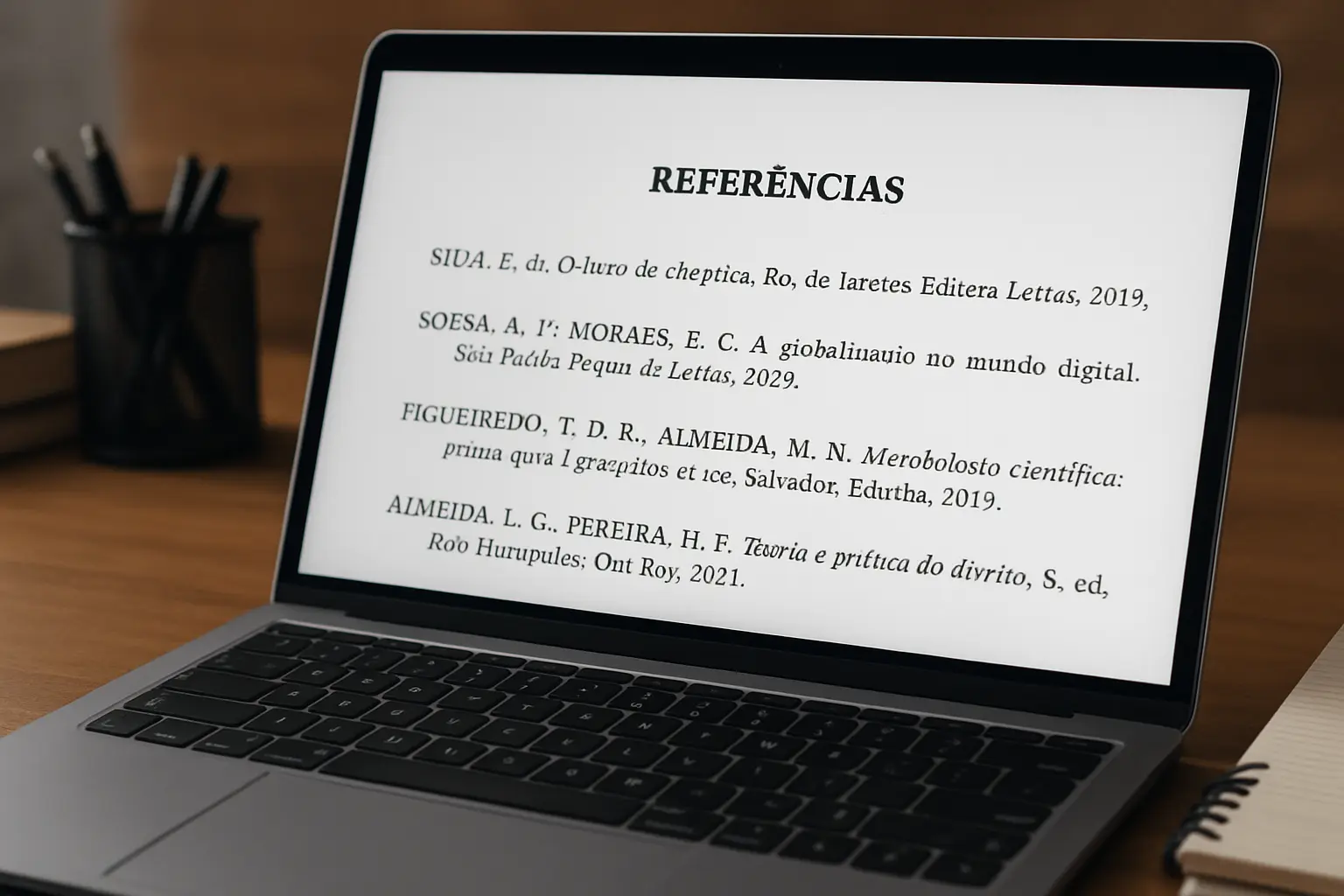 Formatação automática de referências em ABNT para o TCC de Gestão de RH