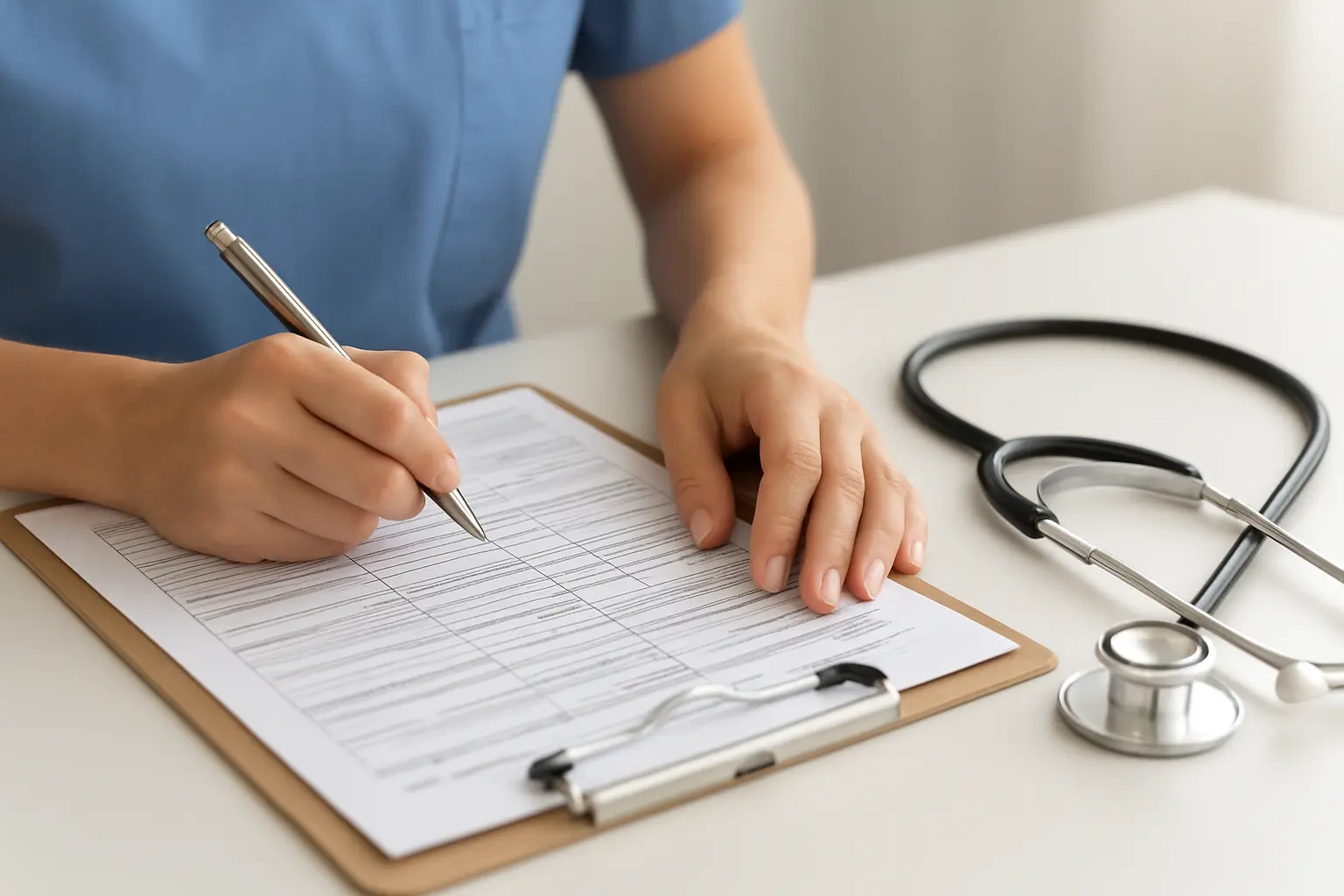 Formulário estruturado de coleta de dados usado na metodologia do TCC de Enfermagem